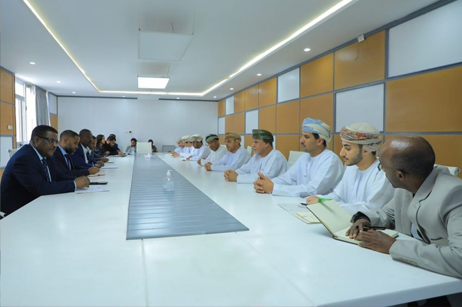 Head-of-the-Legal Department-with-the-Ethiopian-Labour-Minister Head-of-Oman-Foreign-Ministry Legal Department-meets with-the-Ethiopian-Labour-Minister